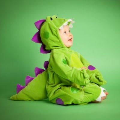 Dinosaur kostume 2023 » Fede dino til børn voksne