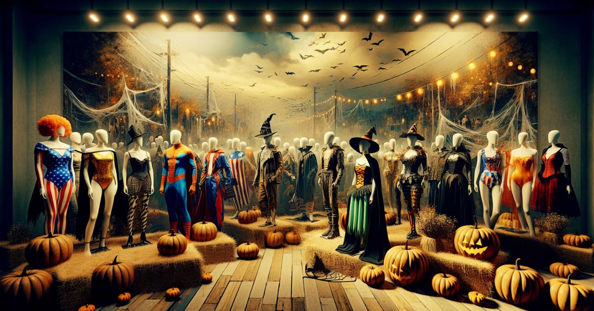 Halloween kostumer og græskar